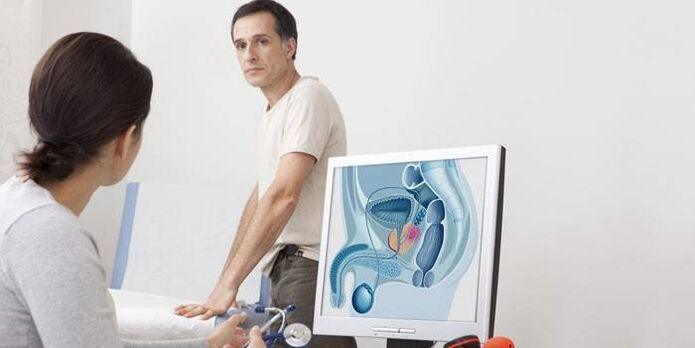 Man at a doctor's appointment